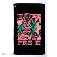 Western Howdy Pre K Back To School Preschool Teacher Golf Towel thumb 0