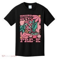 Western Howdy Pre K Back To School Preschool Teacher Kids T-Shirt thumb 0