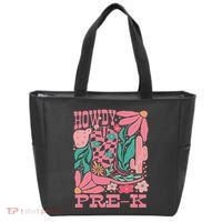 Western Howdy Pre K Back To School Preschool Teacher Tote Bag thumb 0