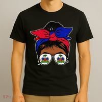 Wo Haitian Queen Haiti Independence flag 1804 wo T-Shirt thumb 3