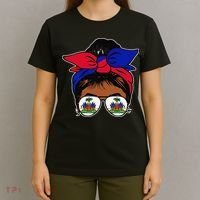 Wo Haitian Queen Haiti Independence flag 1804 wo T-Shirt thumb 4