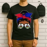 Wo Haitian Queen Haiti Independence flag 1804 wo T-Shirt thumb 6