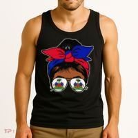 Wo Haitian Queen Haiti Independence flag 1804 wo Tank Top thumb 3