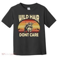 Wild Hair Retro Sunset Scottish Highland Cows Toddler T-Shirt thumb 0