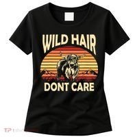 Wild Hair Retro Sunset Scottish Highland Cows Women's T-Shirt thumb 0