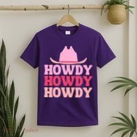 White Howdy Rodeo Western Country Southern Cowgirl T-Shirt thumb 2