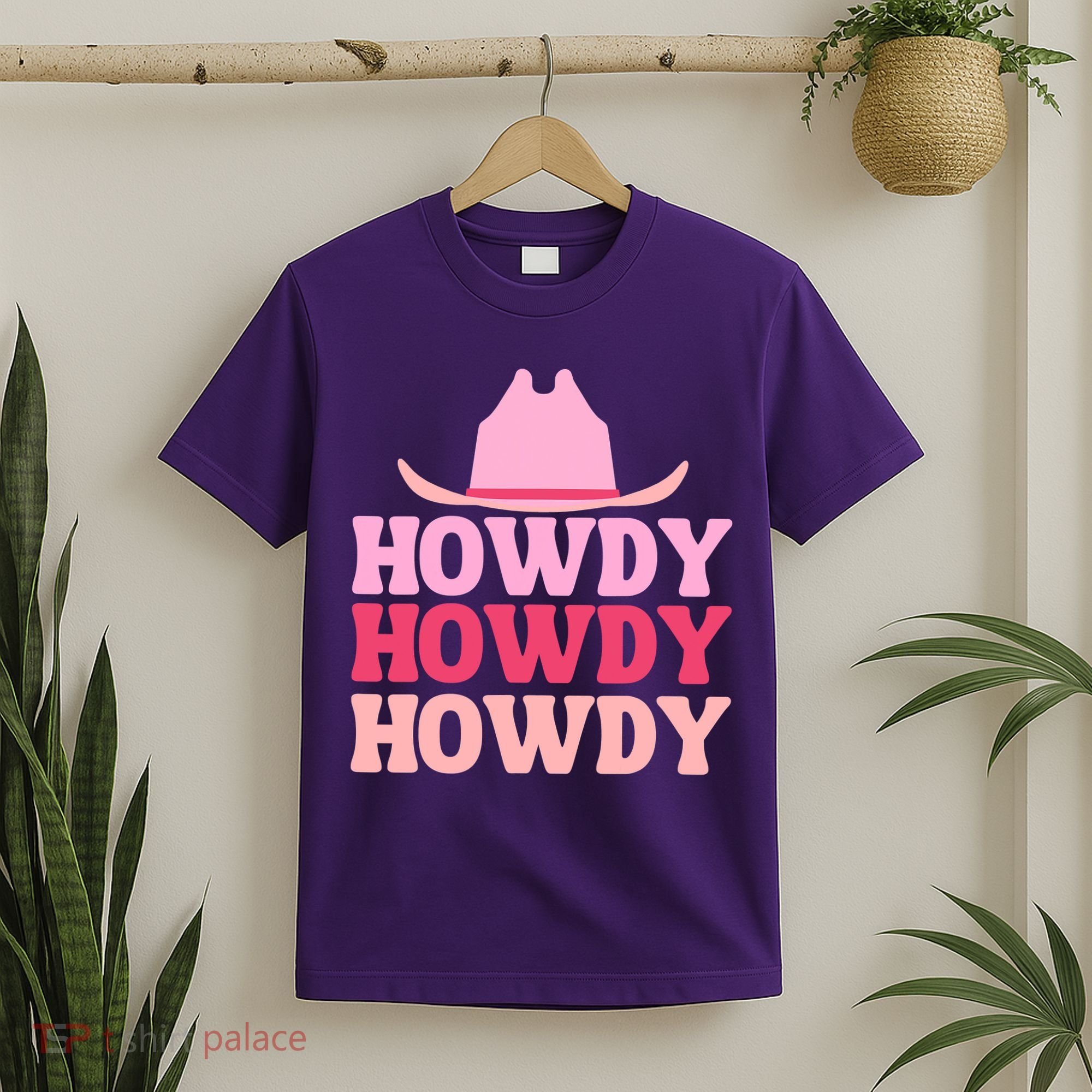 White Howdy Rodeo Western Country Southern Cowgirl T-Shirt