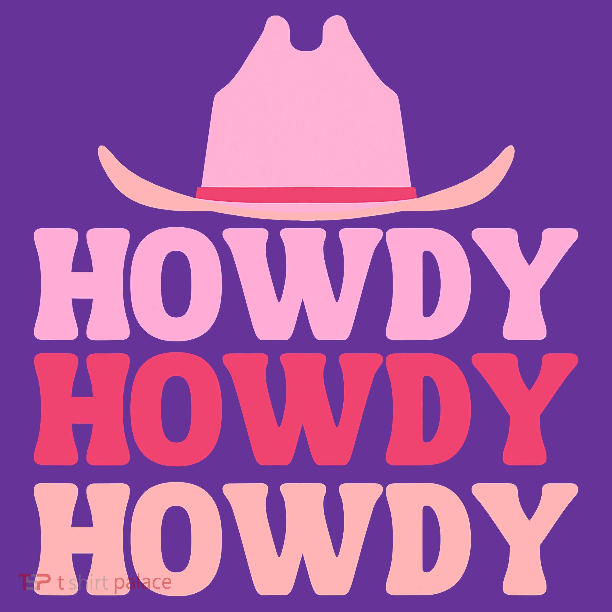 White Howdy Rodeo Western Country Southern Cowgirl T-Shirt