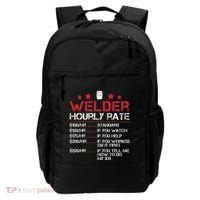 Welder Hourly Rate Funny Welding For Welder Worker Women Backpack thumb 0