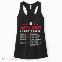 Welder Hourly Rate Funny Welding For Welder Worker Women Women's Tank Top thumb 0