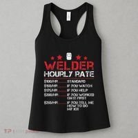 Welder Hourly Rate Funny Welding For Welder Worker Women Women's Tank Top thumb 3
