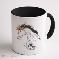 Wild Horse Running Coffee Mug thumb 1