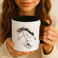 Wild Horse Running Coffee Mug thumb 3