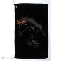 Wild Horse Running Golf Towel thumb 0