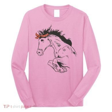 Wild Horse Running Long Sleeve Shirt