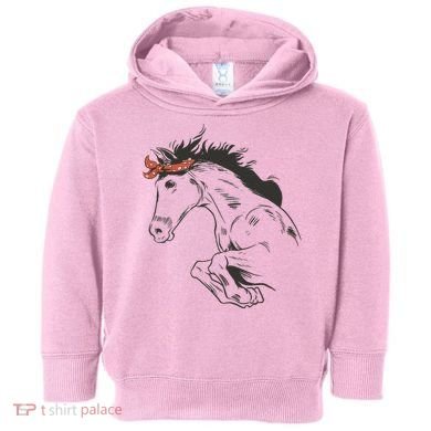 Wild Horse Running Toddler Hoodie