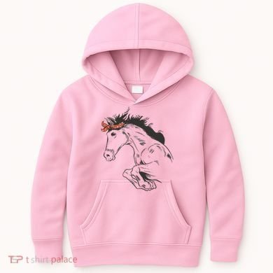 Wild Horse Running Kids Hoodie