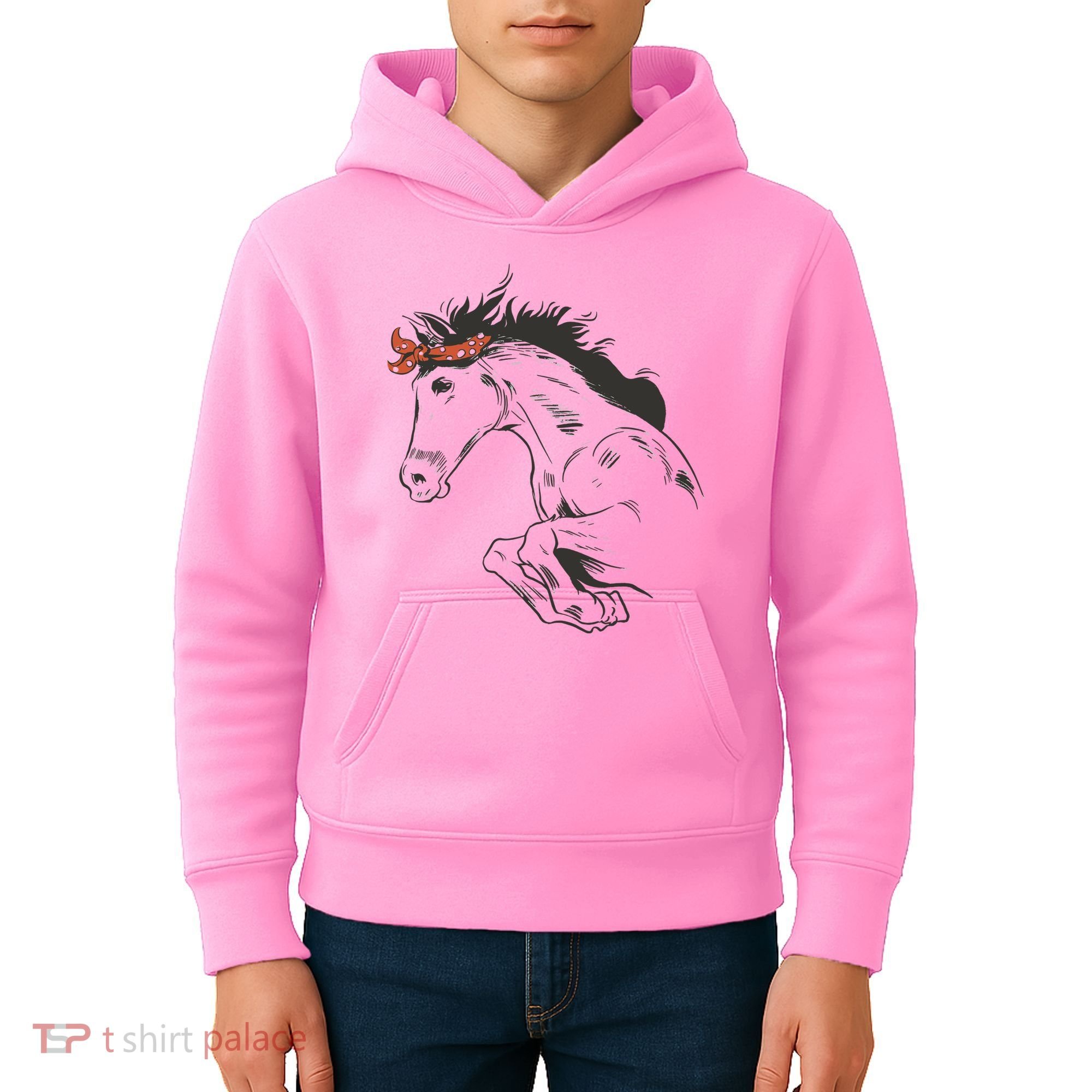 Wild Horse Running Kids Hoodie