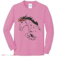 Wild Horse Running Kids Long Sleeve Shirt thumb 0