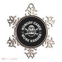Work Harder Skull Engineer Meme No One Cares Work Harder Motivational Quote Ornament thumb 0