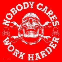 Work Harder Skull Engineer Meme No One Cares Work Harder Motivational Quote Santa Hat thumb 1