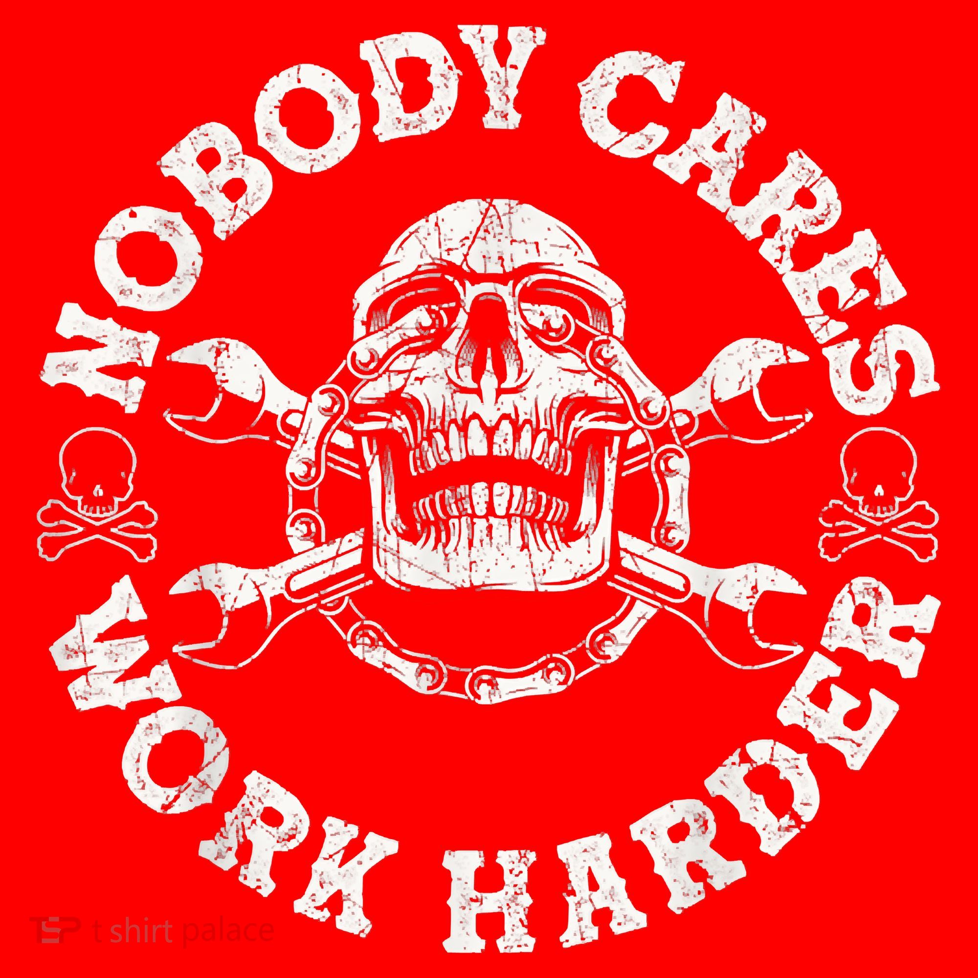Work Harder Skull Engineer Meme No One Cares Work Harder Motivational Quote Santa Hat