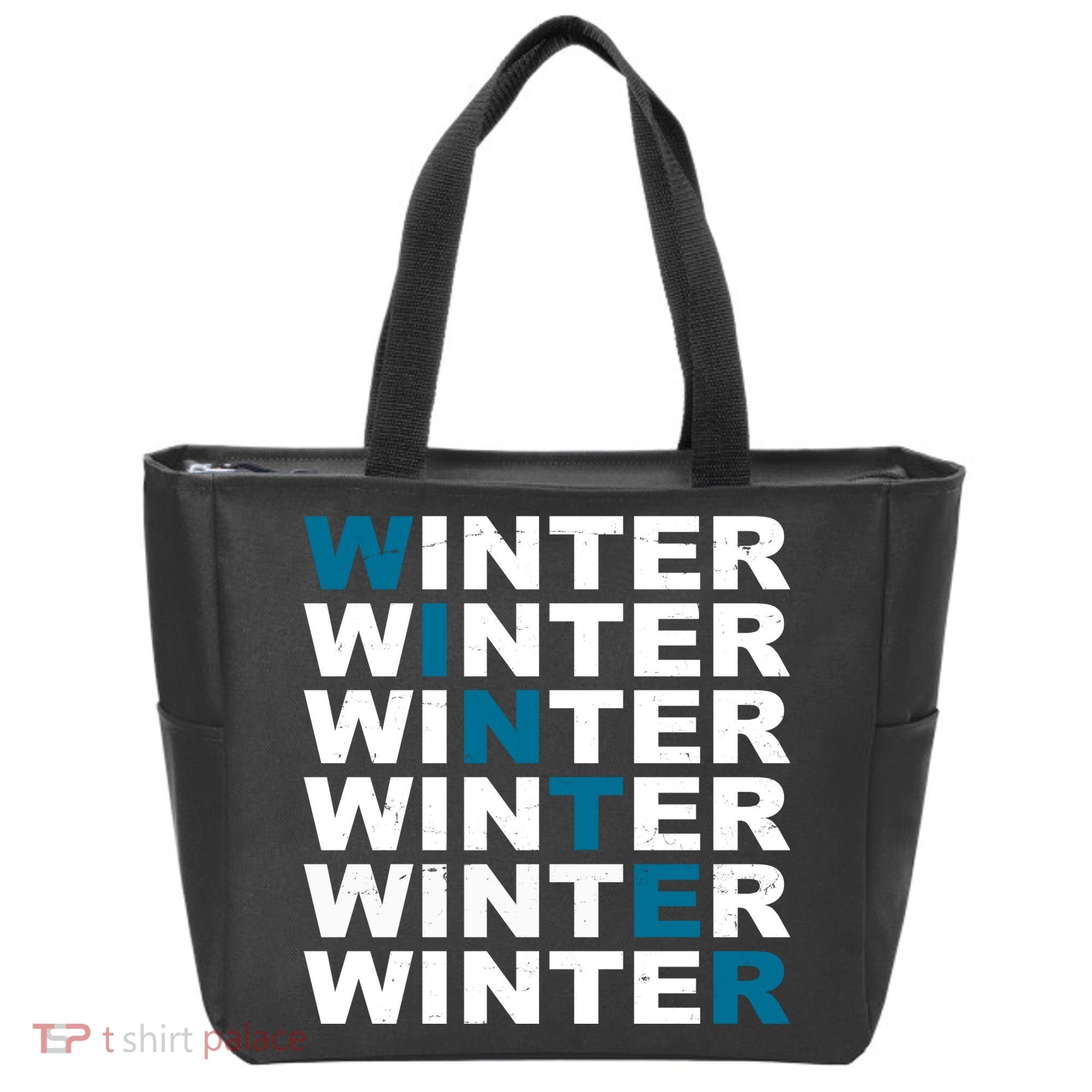 Winter Holiday Season Retro Tote Bag