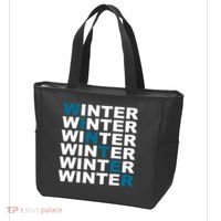 Winter Holiday Season Retro Tote Bag thumb 3