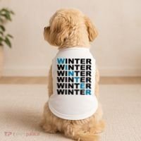 Winter Holiday Season Retro Doggie Tank thumb 2