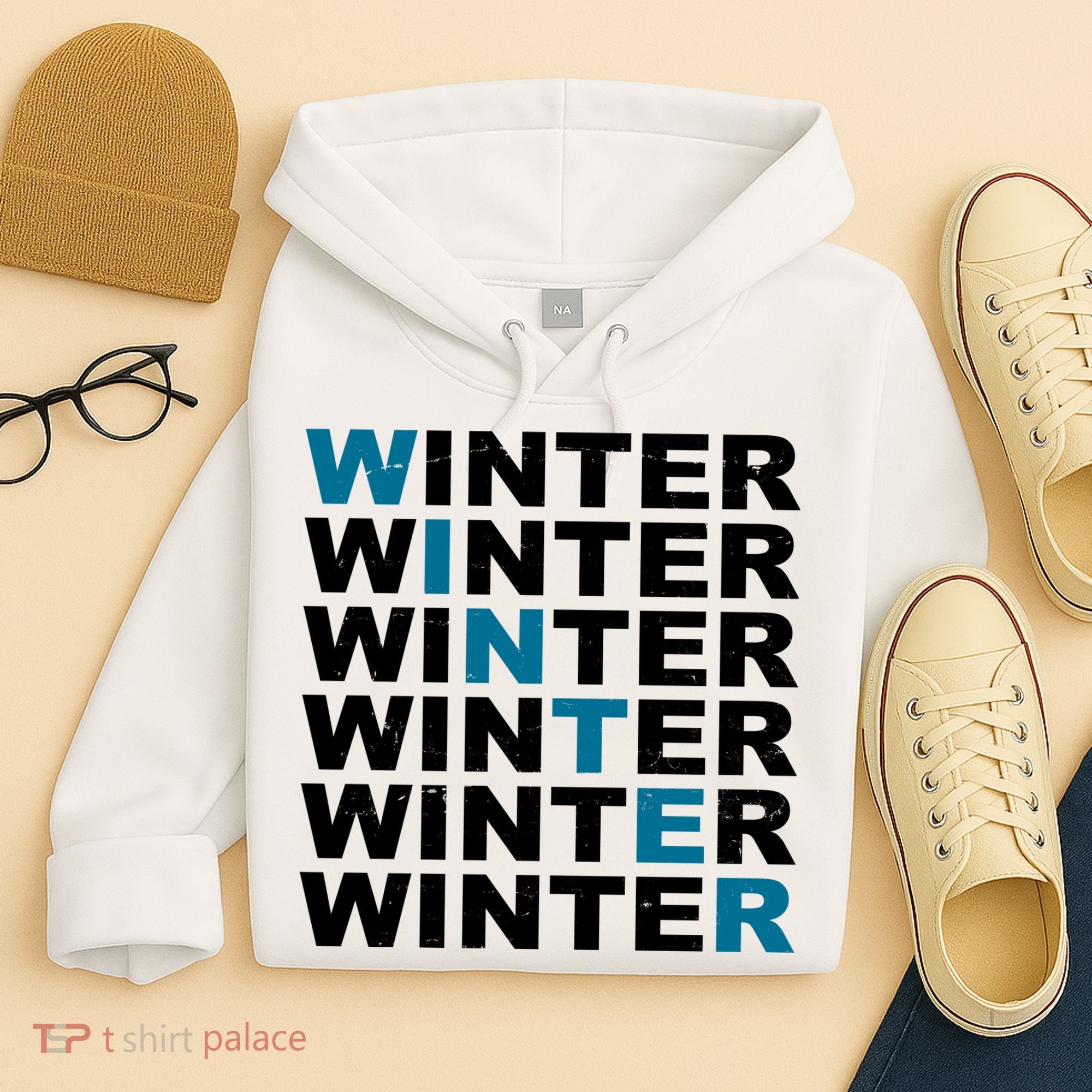 Winter Holiday Season Retro Hoodie