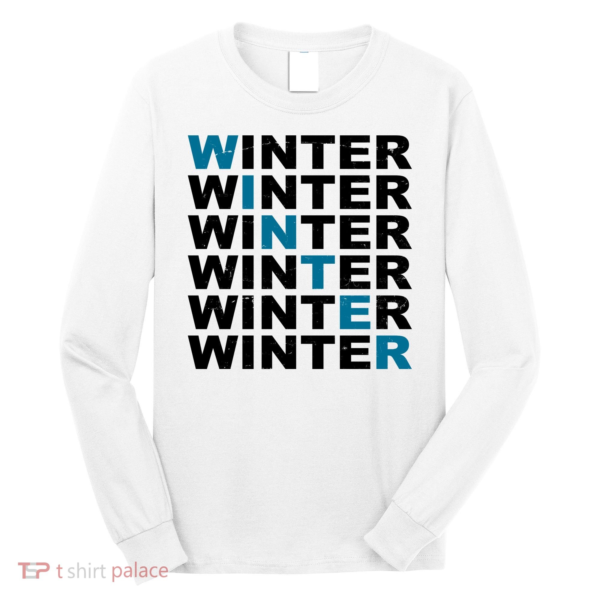 Winter Holiday Season Retro Long Sleeve Shirt