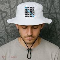 Winter Holiday Season Retro Bucket Hat thumb 2
