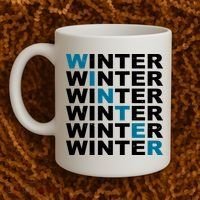 Winter Holiday Season Retro Coffee Mug thumb 2