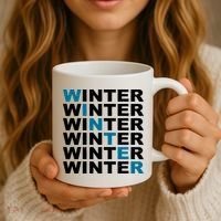 Winter Holiday Season Retro Coffee Mug thumb 3