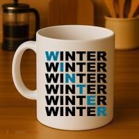 Winter Holiday Season Retro Coffee Mug thumb 4