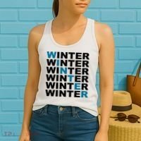 Winter Holiday Season Retro Women's Tank Top thumb 2