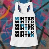 Winter Holiday Season Retro Women's Tank Top thumb 3