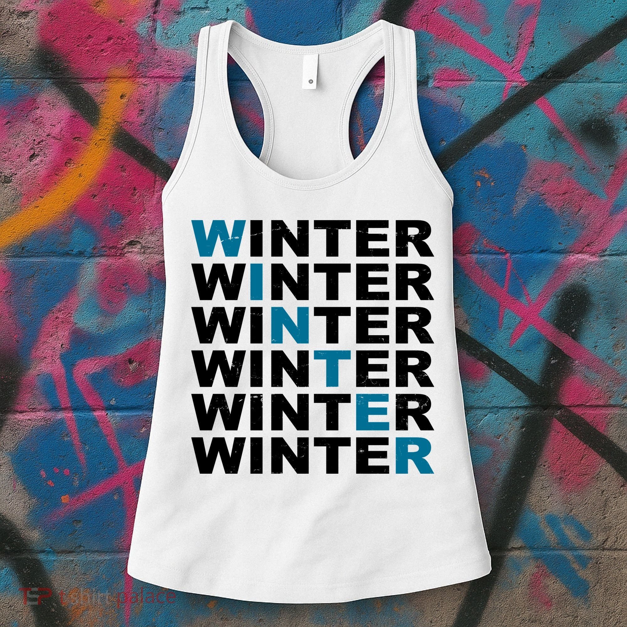 Winter Holiday Season Retro Women's Tank Top