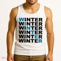 Winter Holiday Season Retro Tank Top thumb 3