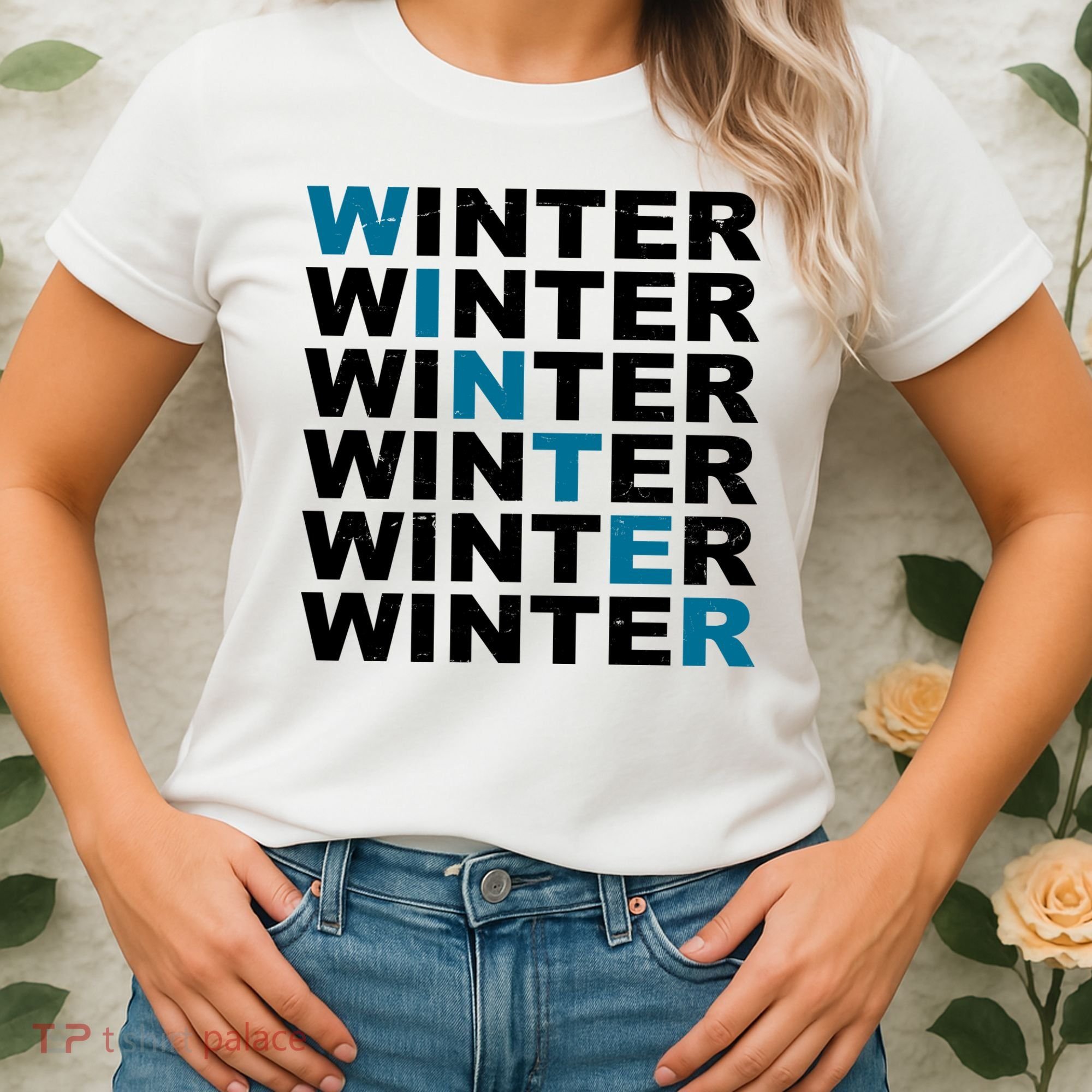 Winter Holiday Season Retro Women's T-Shirt