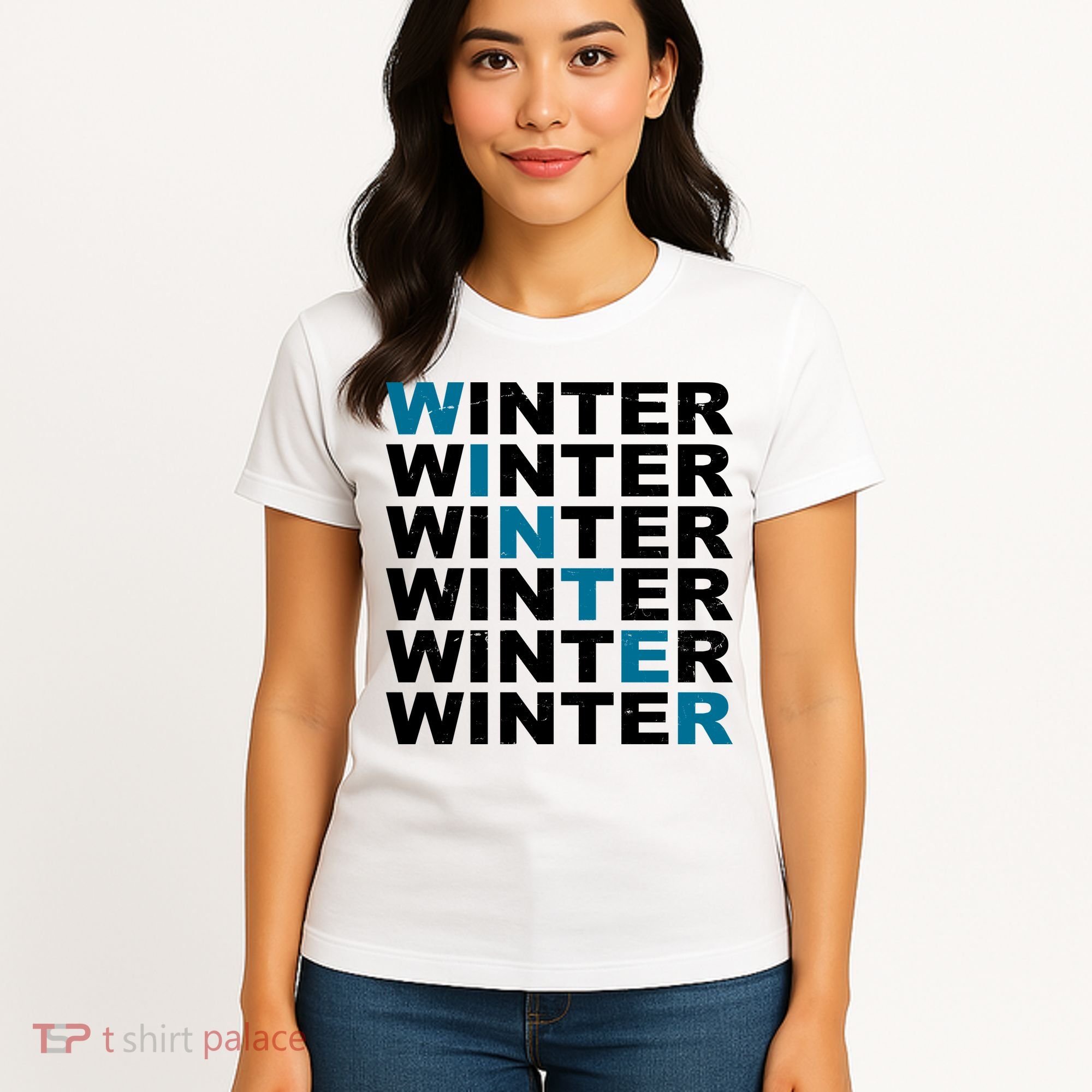 Winter Holiday Season Retro Women's T-Shirt