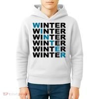 Winter Holiday Season Retro Kids Hoodie thumb 4
