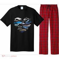 Whales Heart Shaped Marine Biologist Whale Lover Wildlife Pajama Set thumb 0