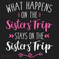 What happens sisters trip stays on the sisters weekend Golf Towel thumb 3