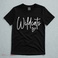 Wildcats Heart School Sports Fan Team Spirit T-Shirt thumb 5