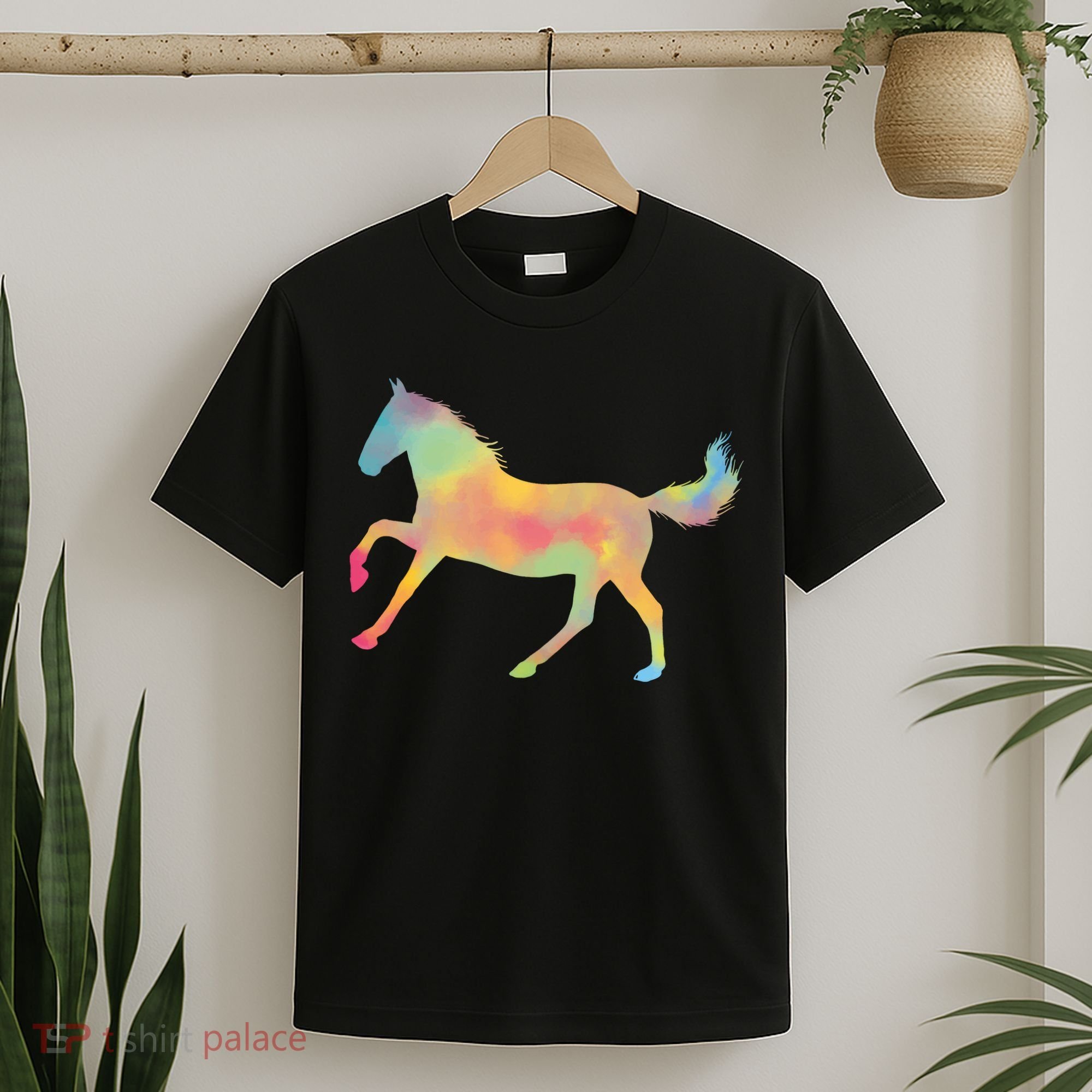 Watercolor Horse Silhouette T-Shirt