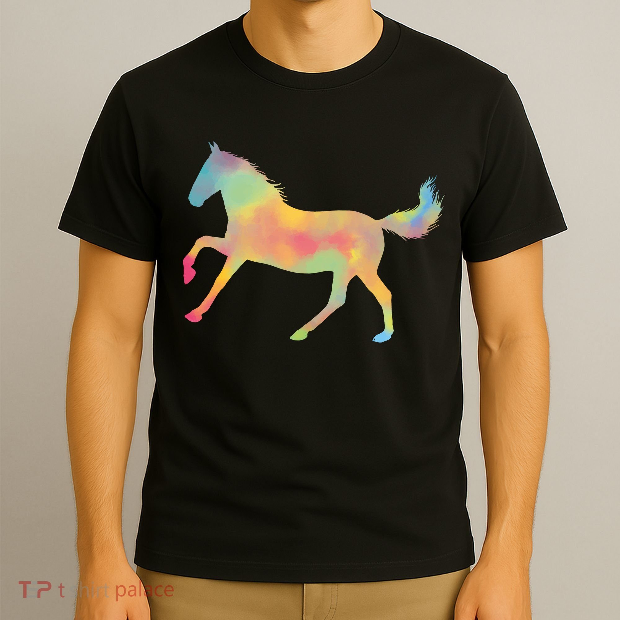 Watercolor Horse Silhouette T-Shirt