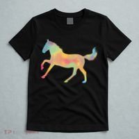 Watercolor Horse Silhouette T-Shirt thumb 5