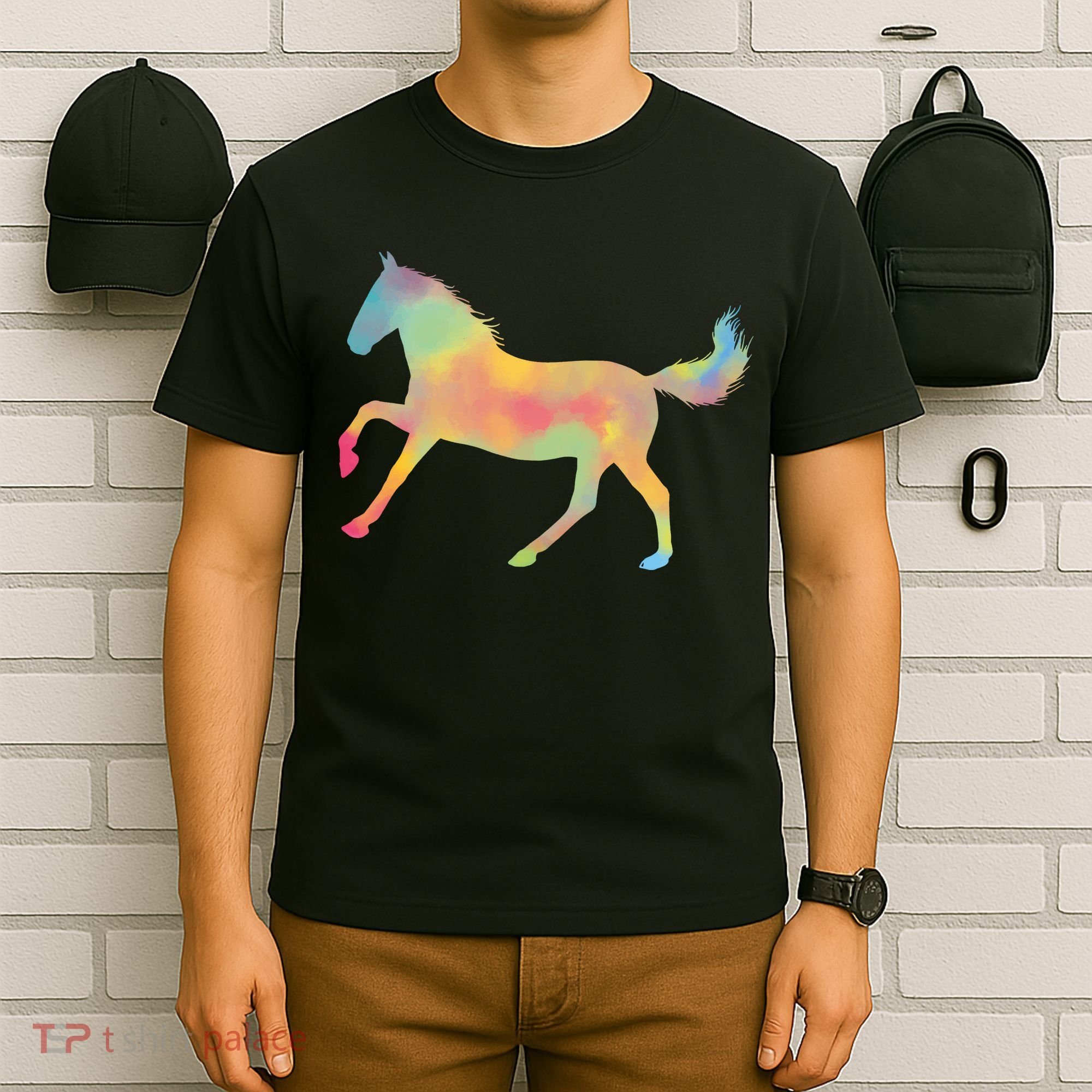 Watercolor Horse Silhouette T-Shirt