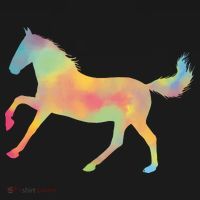 Watercolor Horse Silhouette T-Shirt thumb 7
